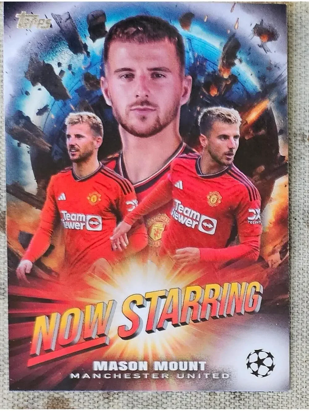 2023-2024 Topps UCC Mason Mount Now Starring insert #NS-6 Soccer futbol